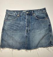 Free People We the Free size 29 denim mini skirt