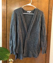 Grey Wool Cardigan