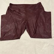 Simply Vera Vera Wang sz 2X beautiful burgundy leggings like new no rips stains