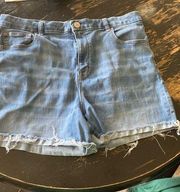 curvy Hi-rise Jean shorts
