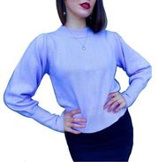 French Connection Lavender Cropped Sweater