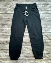 Wild Fable Women's Black Casual Elastic Ankle Drawstring Sweatpants M Med Medium