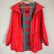 Vintage Jacket Women’s Red Hood Lightweight Pacific Trail Coat‎ 90s