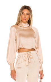 Satin Crop Top