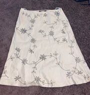 Floral Lined Skirt 