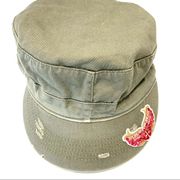 Distressed Army Green Baseball Csp