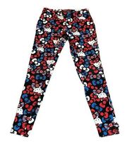 Hello Kitty, leggings, with hello kitty and British flag pattern. Small