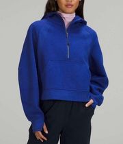 Lululemon Rare  Scuba Half Zip Hoodie in Psychic Blue size XL/XXL