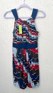 BCBG max azria multi color statement dress XS