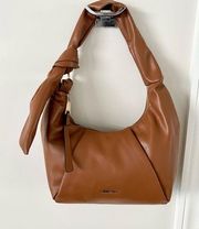 Nine West Doris hobo shoulder bag caramel brown new without tags