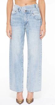 Crossover Straight Leg Jeans