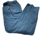 Eddie Bauer size 18 petite straight leg jeans 30” inseam high waisted.