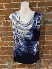 Christopher & Banks Cowl Neck Tank Top Size Large