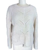 Mango chunky knit crewneck sweater size medium