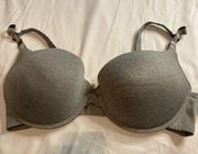 Daisy Fuentes gray T-shirt bra 42D nwot