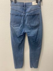 High Waisted Slim Jeans Size 2