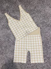 Seamless Gingham Set