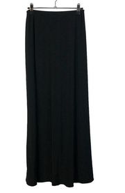 Boutique Black Elastic Waist Full Length Maxi Skirt S