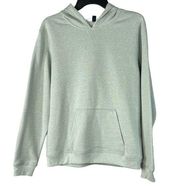 Karen Scott Sport Small Fleece Hooded Sweatshirt Hoodie Long Sleeve Heathered