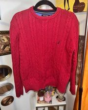 Red Nautica Sweater