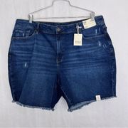 A.N.A jeans shorts 24W high rise midi short