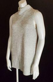 Cloud Chaser Gray Mock Turtleneck Sweater Tank