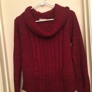 It’s Our Time cowl neck sweater, size small.