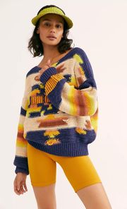 Free People Mountain Burst Jumper Sweater