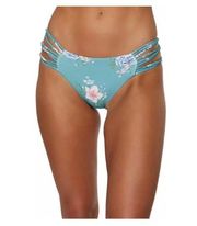 O’Neill swim bikini bottoms large chan floral full coverage NWT