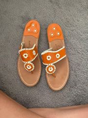 Orange Sandals