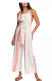 From The Clouds Striped Jumpsuit