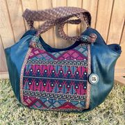 Vintage  Indio Leather Hobo Bag