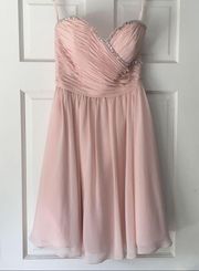 Mori Lee by Madeline Gardner Blush Dress Formal prom spring formal