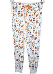 Jaclyn Intimates Halloween Pumpkins Dogs PJ Pajama Pants Joggers Spooky Sz Small