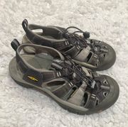 Newport Waterproof Leather Hiking Sport Sandals Grey 7.5