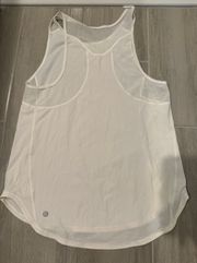 White Mesh Tank