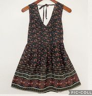 Band of Gypsies paisley v neck boho dress