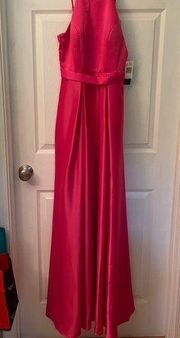 Pink Floor Length Gown with POCKETS Size 1 NWT.