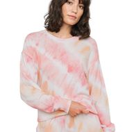 Rails Ramona Sunset Tie-Dye Sweatshirt Pink Orange XS NWT