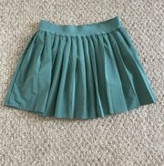 Rue21 Green Pleated Mini Skirt 