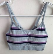 Lucky Brand Multicolor Striped Seamless Bralette