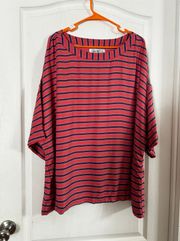 Super Soft Rayon Women’s Striped Top Size 2X.  2834