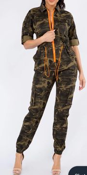 Bootcamp Jumpsuit Camouflage  NEW WITH TAG MSRP$80 + TAX