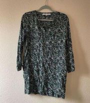 & otherstories women’s printed coverup/dress size small with pockets