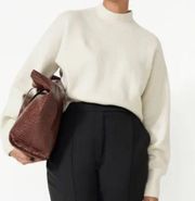& Other Stories Los Angeles Atelier Mock Neck Burrow Sweater
