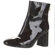 Alice + Olivia MULBERRY Patent Leather Ankle Boots Size 9