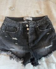 RSQ Black Jean Shorts