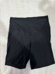 Offline Black Crossover Bike Shorts