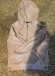 Ocean Drive Light Pink Cropped Quarter Zip up