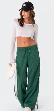 Green  Track Pants